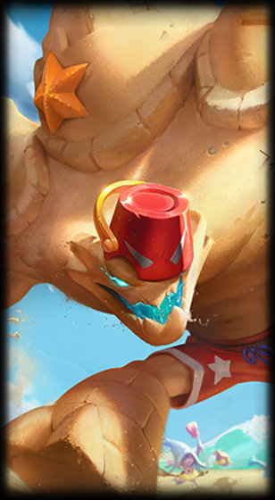 Malphite Curtindo o Verão