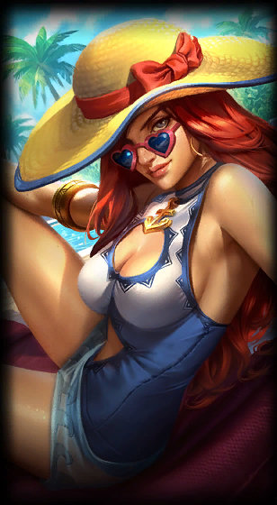 Miss Fortune Curtindo o Verão