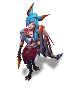 Pacote Croma Xayah Academia de Batalha